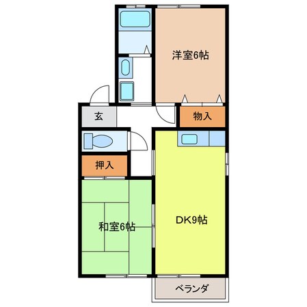 ロイヤルガーデン　Ｂ棟の物件間取画像